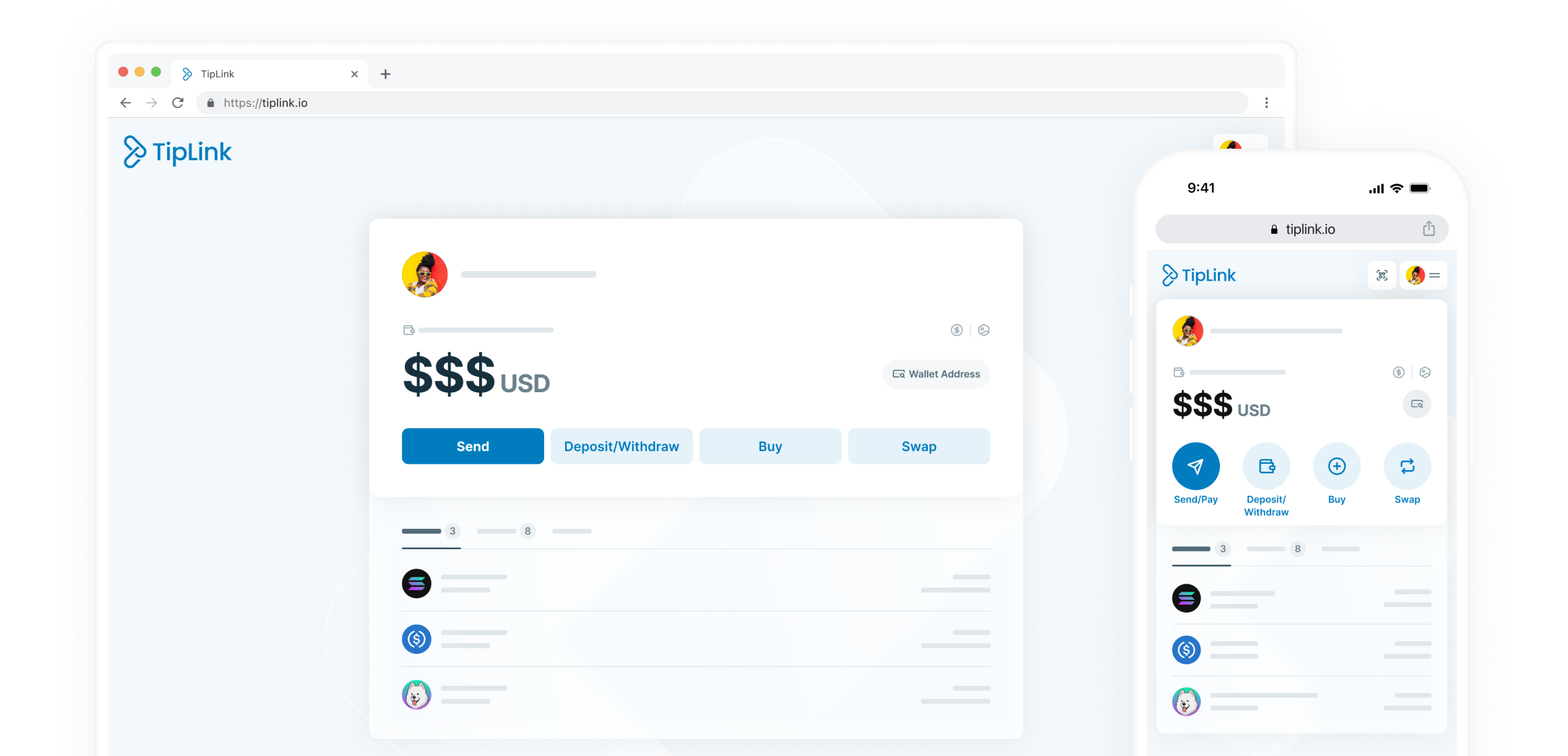 Hero Image TipLink Wallet